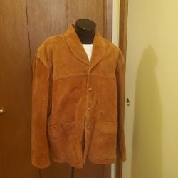  New! North Frontier American Suede Jacket XXL