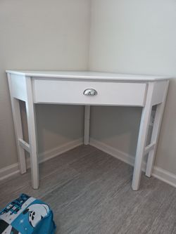 White vanity