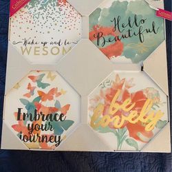 Four Canvas Paintings 