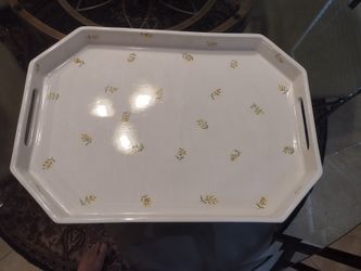 Ceramic Tray 19;Inches Long And 13 Inches Wide