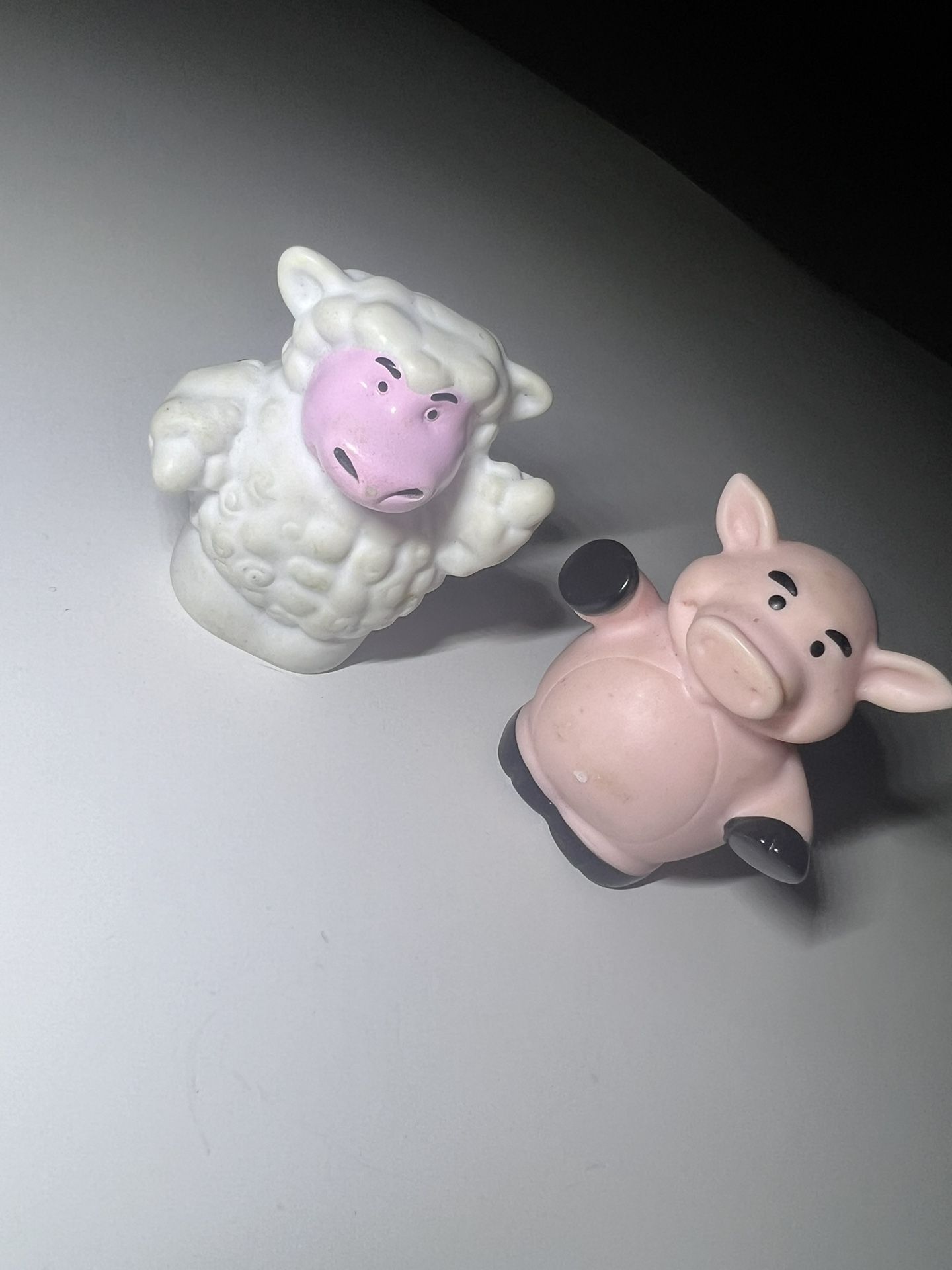 Ertl Farm Barn Animals Replacements Pig Lamb Sheep Chunky Deere Hay Ride