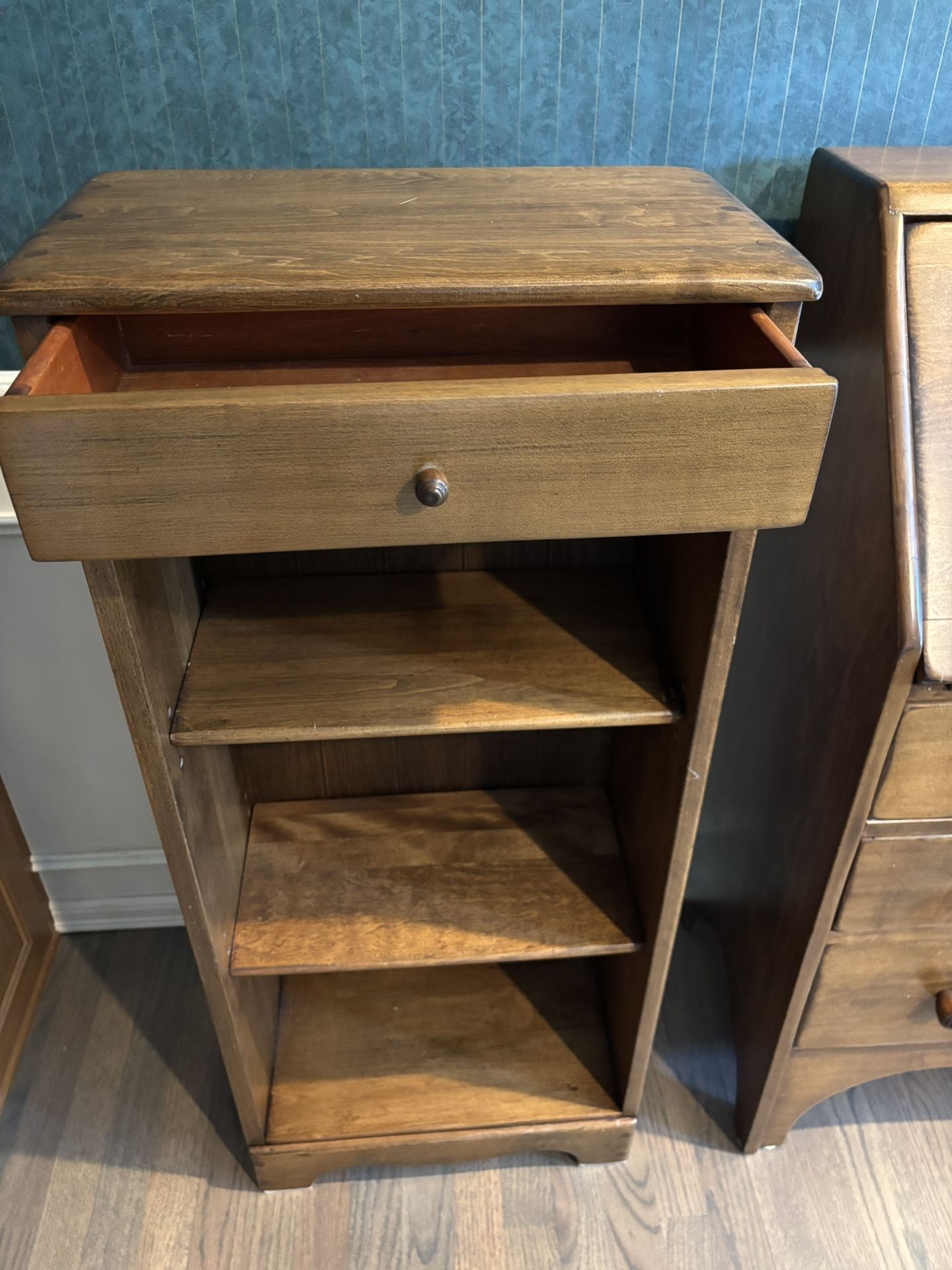 Antique Secretary Desk W/ Matching Bookcase