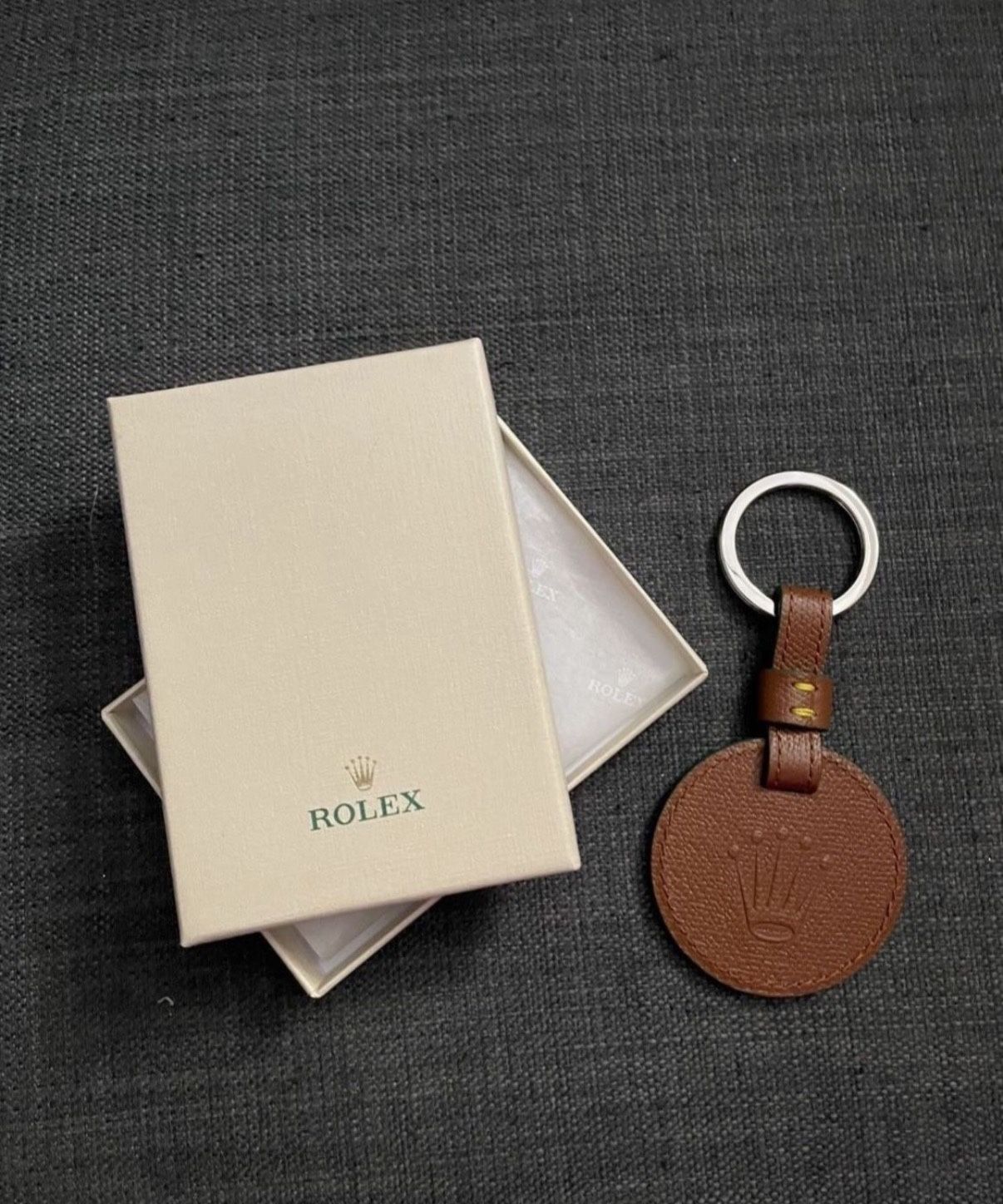 Rolex Keychain Signature Leather Keyring Keychain Watches  