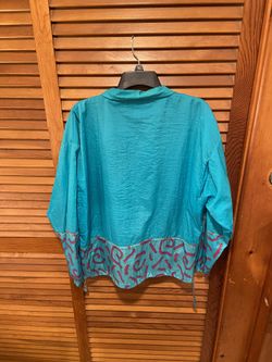 Vintage Reebok Windbreaker Teal Thumbnail