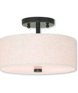 Livex Lighting 52133-92 Meridian 2 Light English Bronze Ceiling Mount
- Open Box. MSRP $90