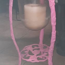 TALL STEEL 3 WICK CANDLE STAND