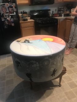 We take old furniture and hand paint it....we have various different types of furniture