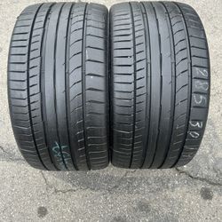 2. Tires.  285. 30. 19. Continental 