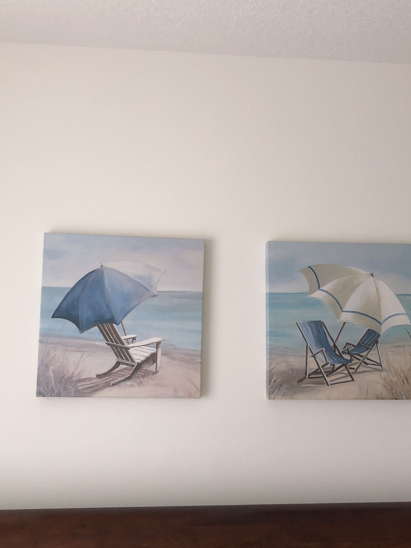 Beach side paintings
