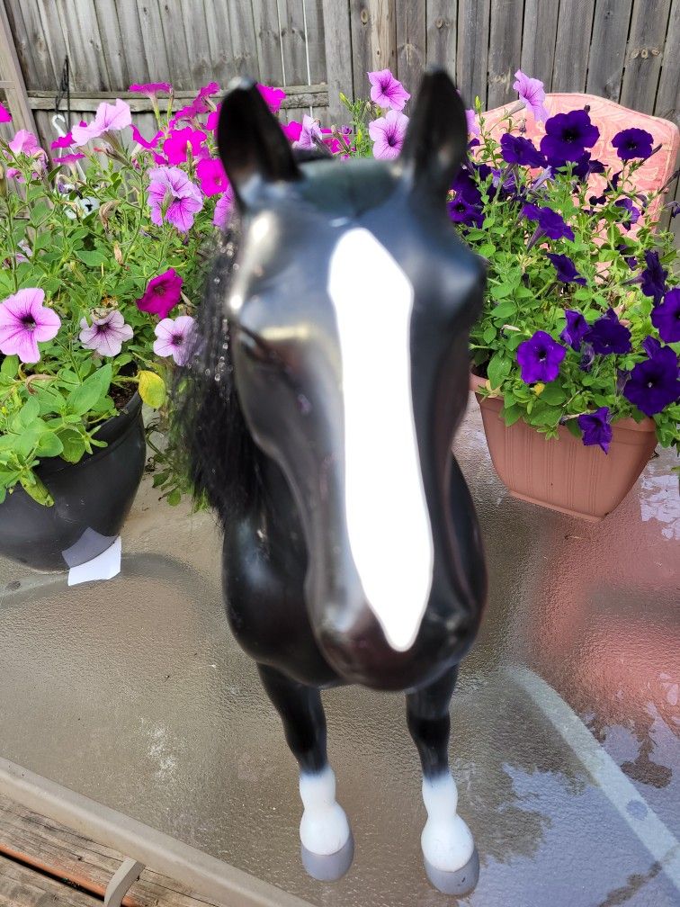 Black Stallion Toy Horse
