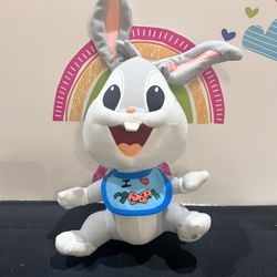 LOONEY TUNES BABY BUGS BUNNY 9 1/2 INCH PLUSH - NEW CONDITION