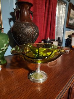 sterling 3 compartment candy dish