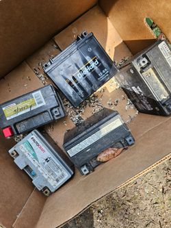 FREE Old motorcycle batteries