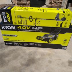 Ryobi Mower And Trimmer Kits $300-$500