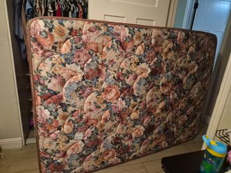 Free Good condition older queen mattress
