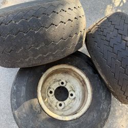 Golf Cart Tires Set Of Three 
