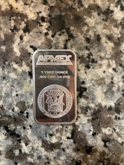 1 oz silver apmex bar