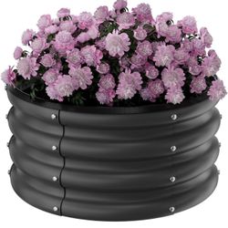 Round Galvanized Raised Garden Bed B(71)