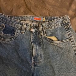 Empyre Loose Fit Medium Wash Denim Pants