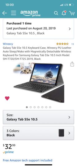 Galaxy Tab S5e 10.5 Keyboard Case