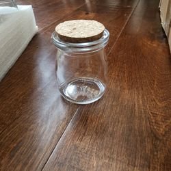 Glass Jars With Cork Top 40 Count