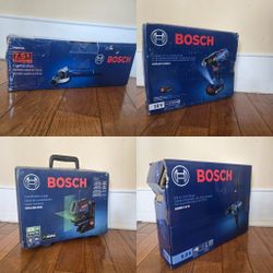 4 pc  Bosch Power Tools & Hardware Bundle Deal
