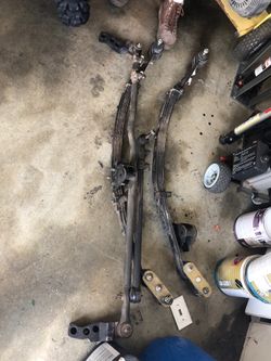 Spring over front cj with high steer kit
