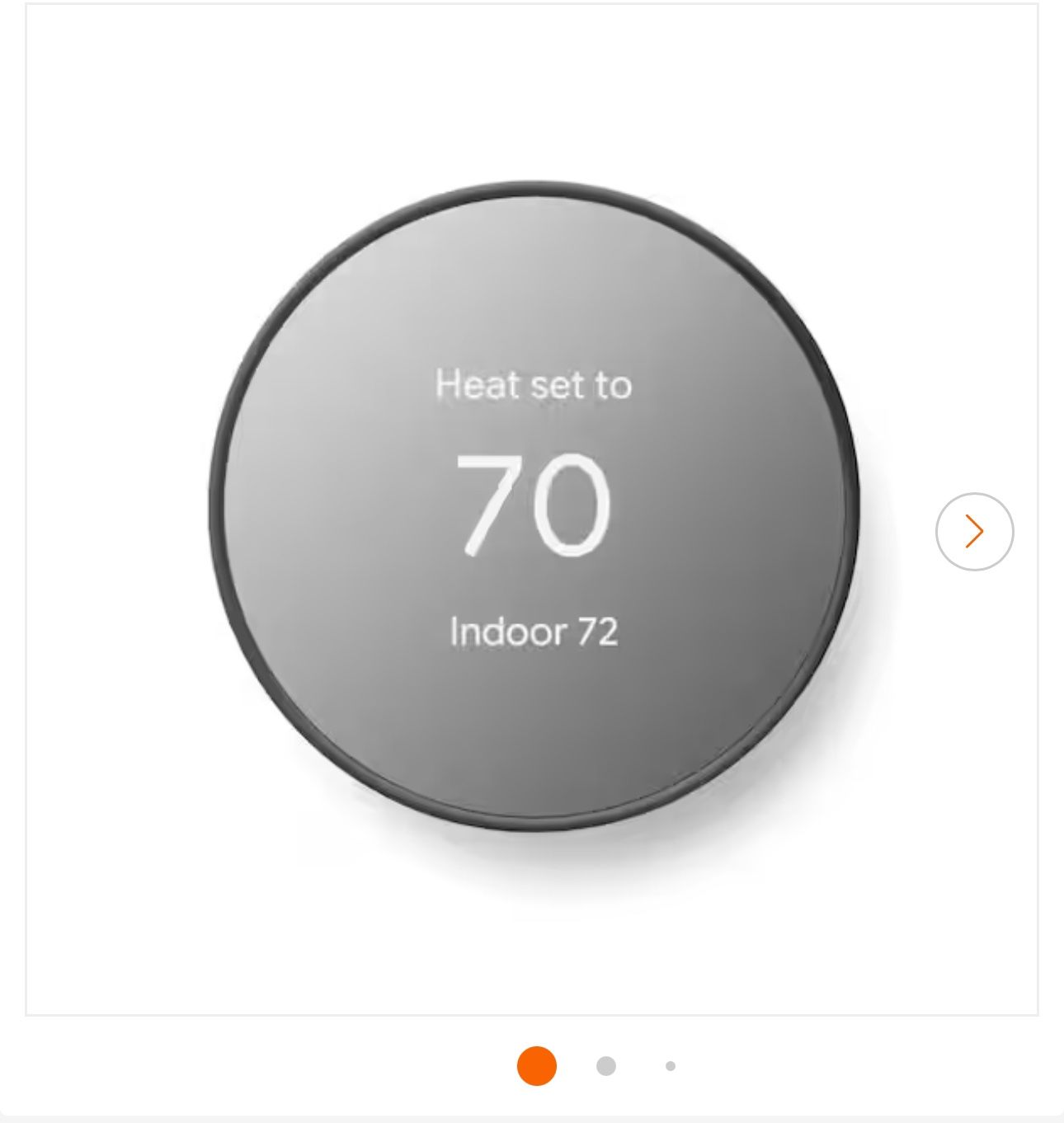 Nest Thermostat - Smart Programmable Wi-Fi Thermostat -Mirror Black
