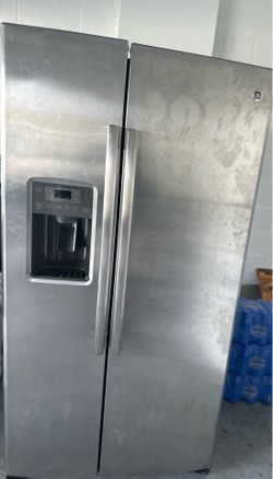 GE Stainless steel Side By Side Refrigerator