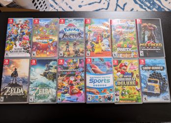 Nintendo Switch Games (Check Description)