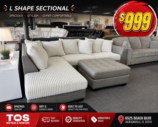 L Shape Sectional.🚚WE DELIVER🚚