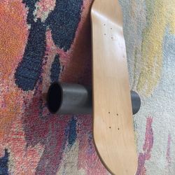 Homemade Balance Board With Mickey Skateboard Deck