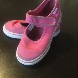 Girl Vans Mary Jane Shoes Size  8