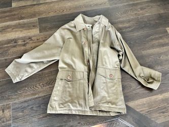 vintage-style London Fog khaki safari field jacket