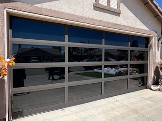 Full View Aluminum Glass Garage Door