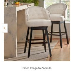 Bar Stools New, Purchase Then And Wife Doesn't Like Them. 