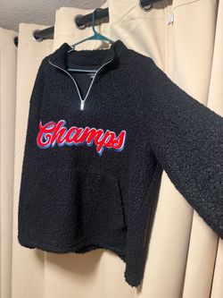 Champs Black Quarter-Zip Pullover