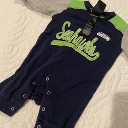 Seahawks Onesie 0/3 M