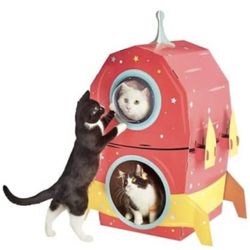 New Rockin Rocket Cat Scratcher 