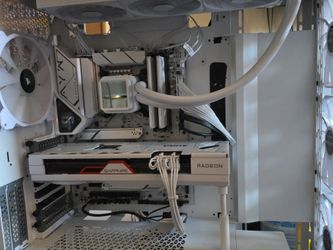 Gaming pc i9 14900k rx 7800 xt all white