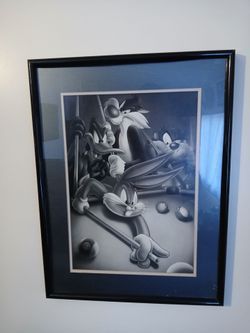 Vintage 1995 looney tunes picture.