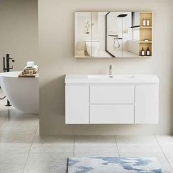 Star20XX 48” Floating Bathroom Vanity (Wall-Mounted vanity only, sink & top sold separately)