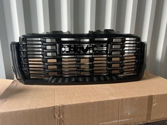 For 24-26’ GMC Sierra 2(contact info removed) HD Front Grill Denali Style Gloss Black