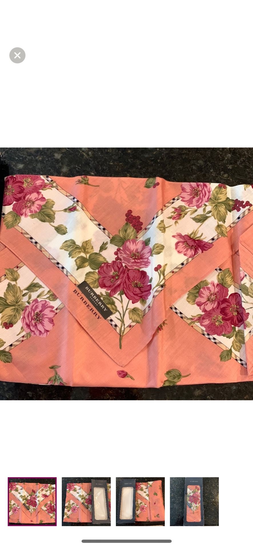 Floral Handkerchief 