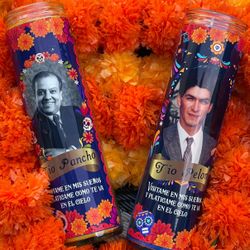 Day Of The Dead Personalized Candles