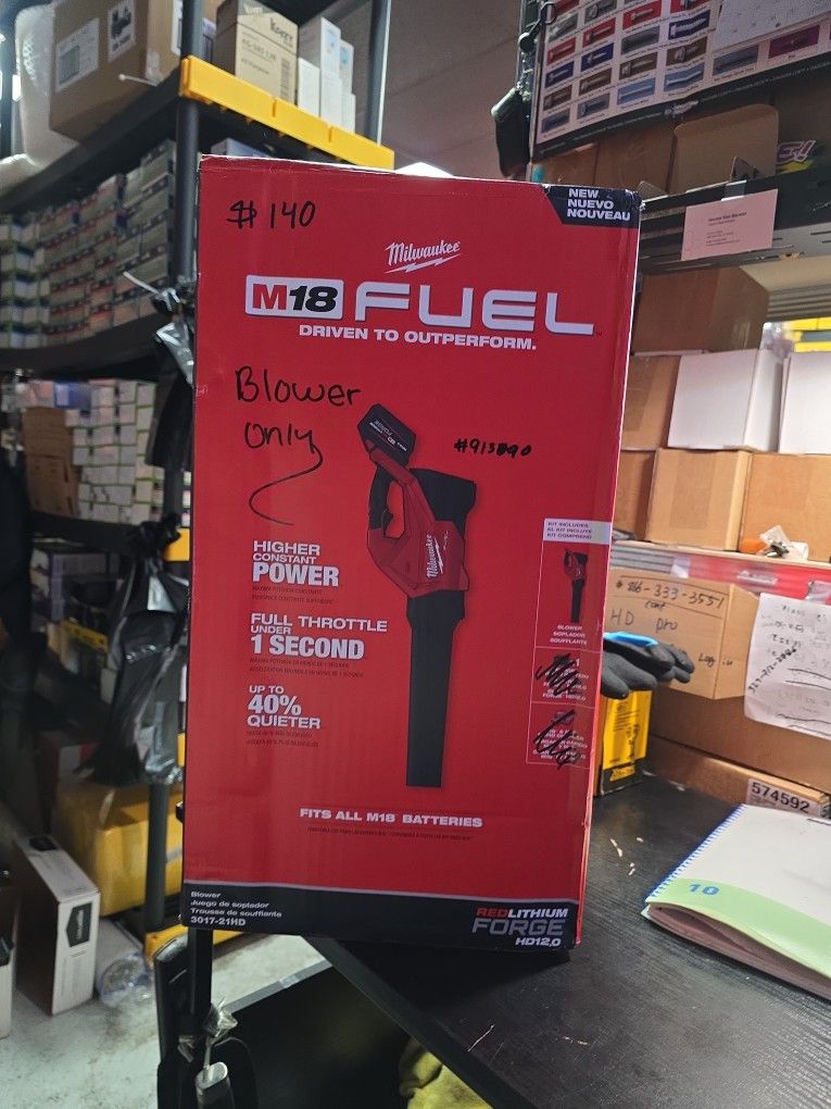 Milwaukee M18 Fuel Blower New Model Tool Only
