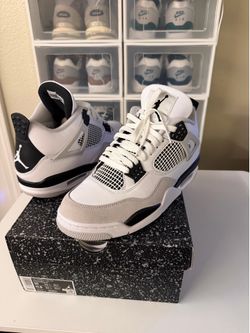 Nike Air Jordan 4 military black sz 10