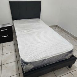 NEW TWIN MATTRESS WITH BOX SPRING 🔝 ALL SIZES IN STOCK