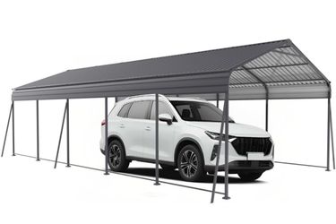 New in Box Metal Carport 13 ×26.5 FT Heavy Duty with Galvanized Steel Roof, Metal Garage Canopy