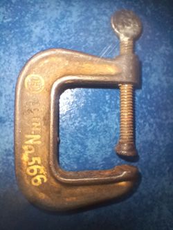 Antique 1920's Hargrave C Clamp No. 566 Cincinnat Tool Co.